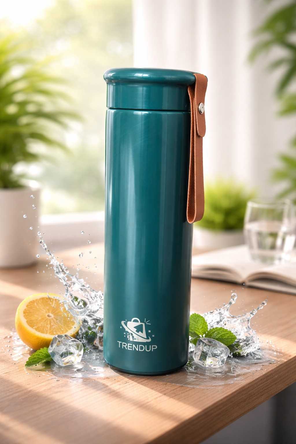 TRENDUP ROPE DUBLEWALL BOTTLE GREEN500ML